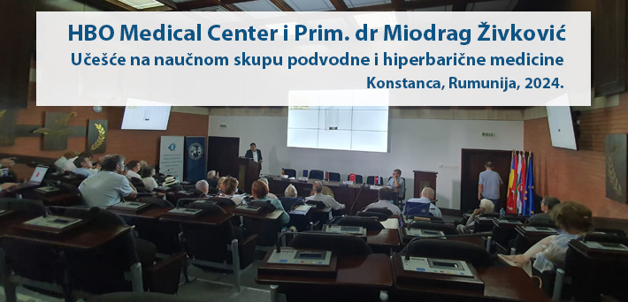 Učešće na naučnom skupu podvodne i hiperbarične medicine - HBO Medical Centar i Prim. dr Miodrag Živković - Konstanca, Rumunija, 2024.